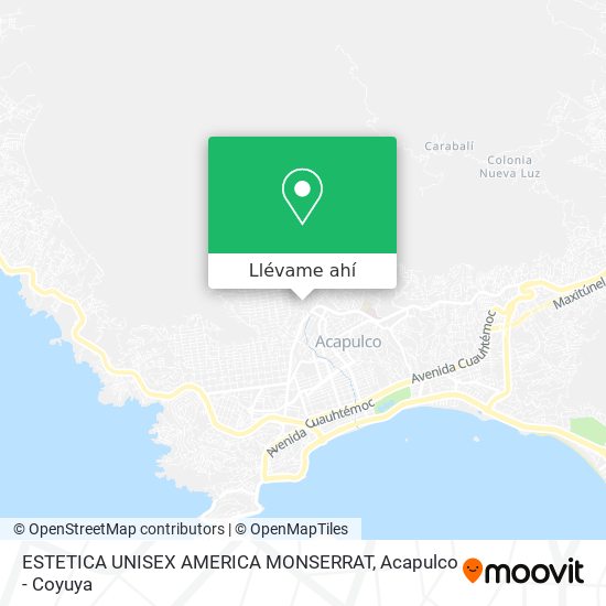 Mapa de ESTETICA UNISEX AMERICA MONSERRAT