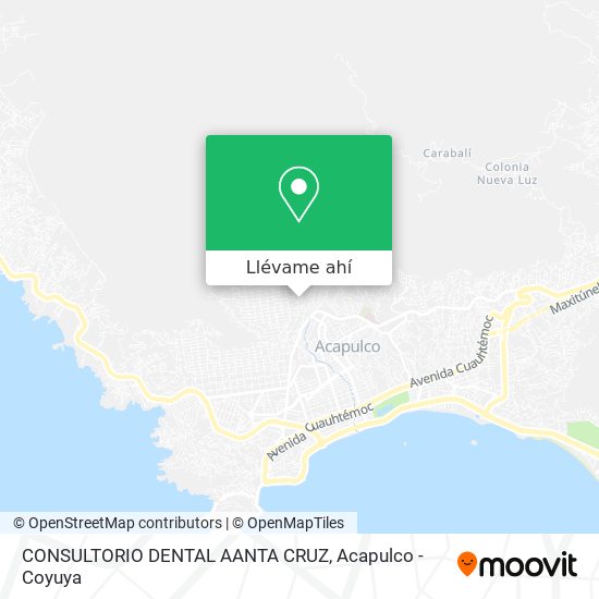 Mapa de CONSULTORIO DENTAL AANTA CRUZ