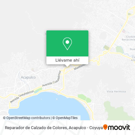 Mapa de Reparador de Calzado de Colores