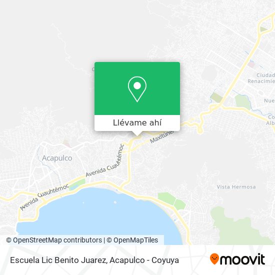 Mapa de Escuela Lic Benito Juarez