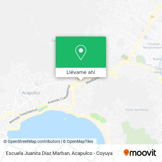 Mapa de Escuela Juanita Díaz Marban