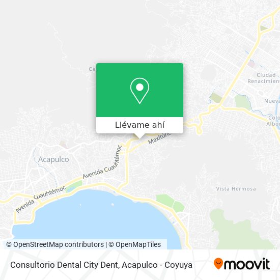 Mapa de Consultorio Dental City Dent