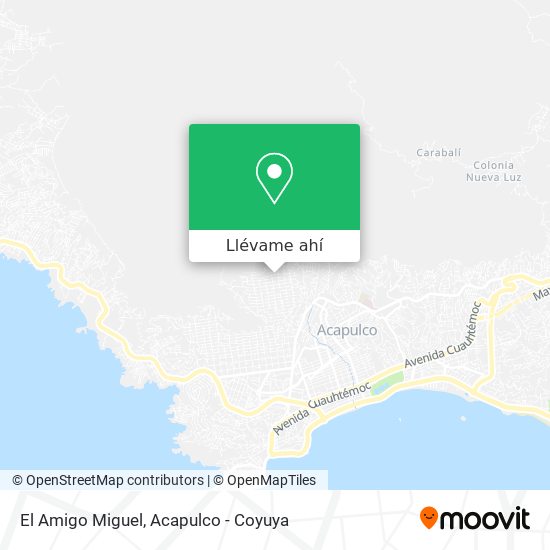 Mapa de El Amigo Miguel