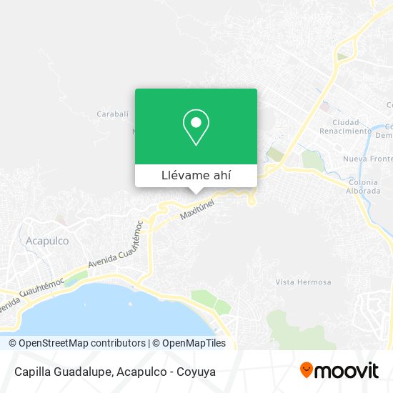 Mapa de Capilla Guadalupe