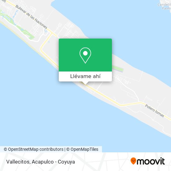 Mapa de Vallecitos