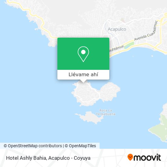 Mapa de Hotel Ashly Bahia