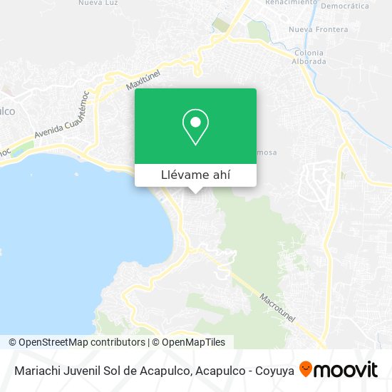 Mapa de Mariachi Juvenil Sol de Acapulco