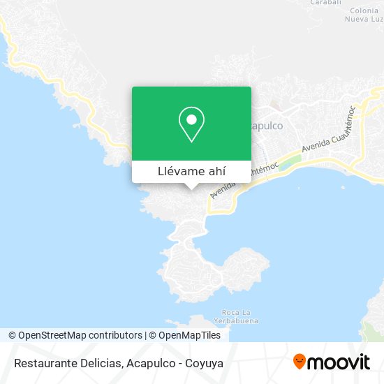 Mapa de Restaurante Delicias