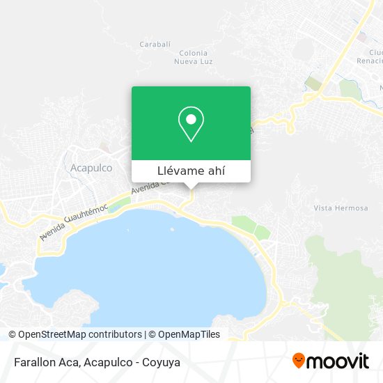 Mapa de Farallon Aca
