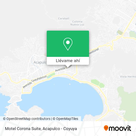 Mapa de Motel Corona Suite
