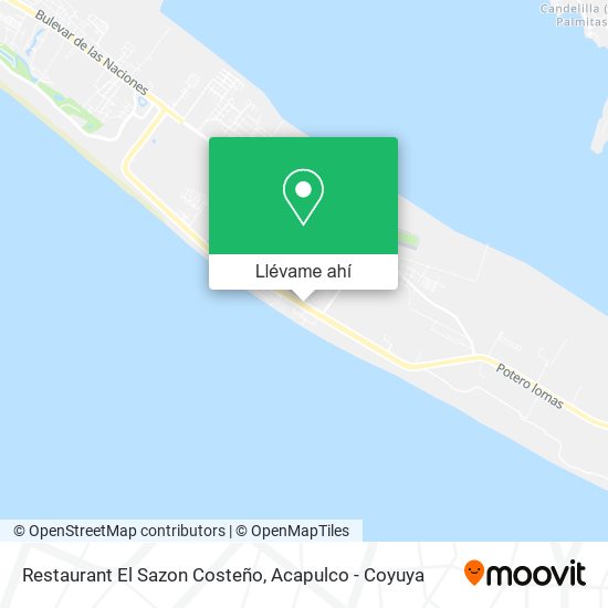 Mapa de Restaurant El Sazon Costeño