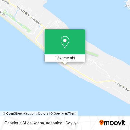 Mapa de Papeleria Silvia Karina