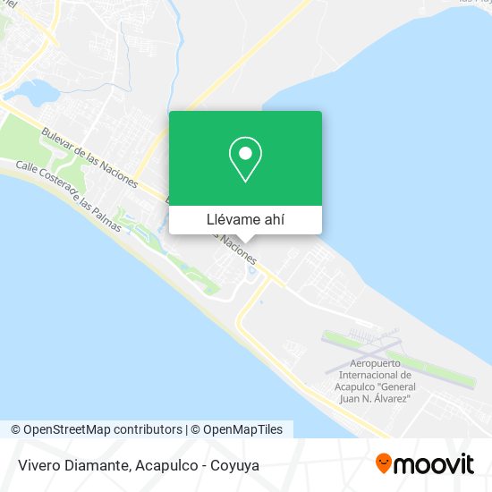 Mapa de Vivero Diamante