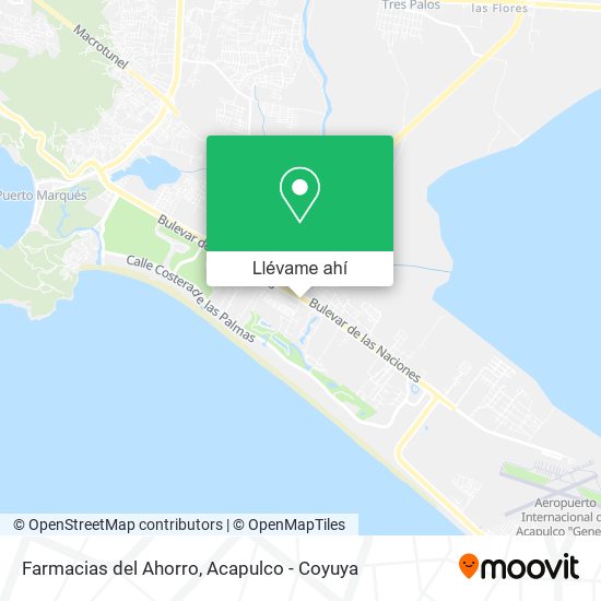 Mapa de Farmacias del Ahorro