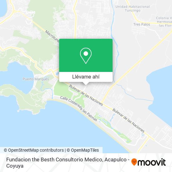 Mapa de Fundacion the Besth Consultorio Medico