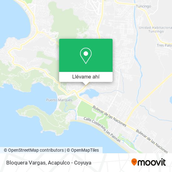 Mapa de Bloquera Vargas