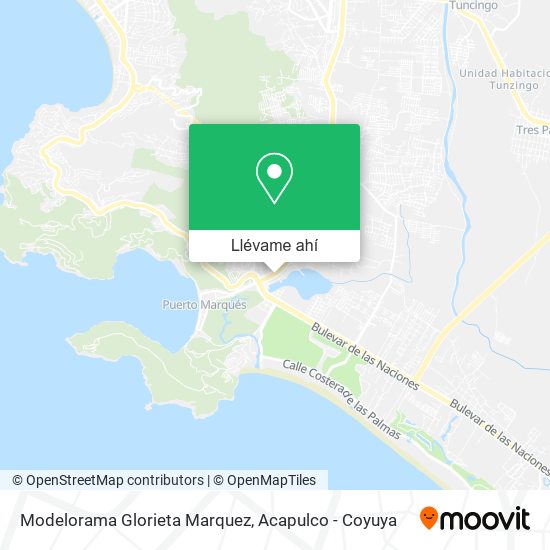 Mapa de Modelorama Glorieta Marquez