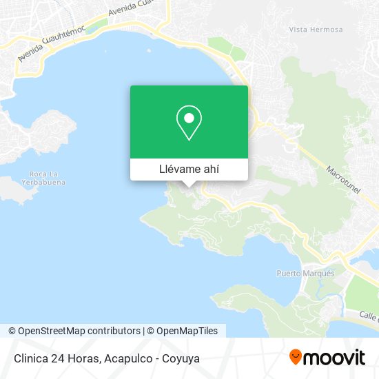 Mapa de Clinica 24 Horas