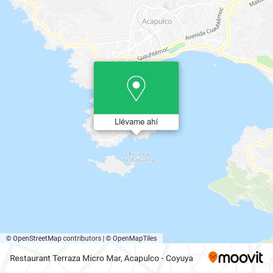 Mapa de Restaurant Terraza Micro Mar