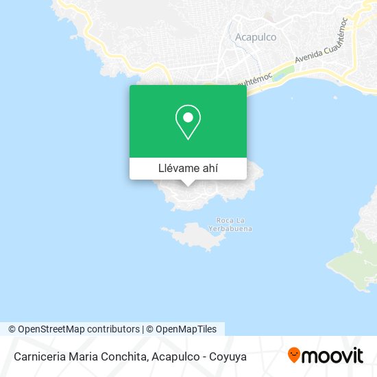 Mapa de Carniceria Maria Conchita