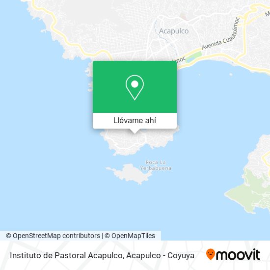 Mapa de Instituto de Pastoral Acapulco