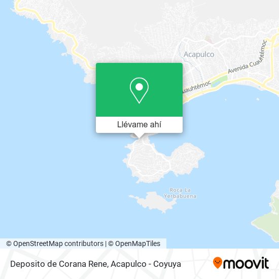 Mapa de Deposito de Corana Rene