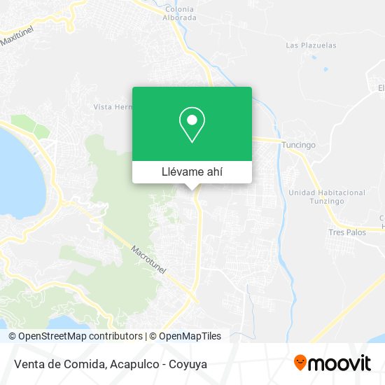 Mapa de Venta de Comida