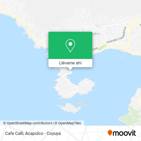 Mapa de Cafe Calli