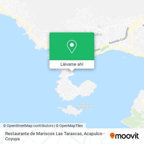 Mapa de Restaurante de Mariscos Las Tarascas