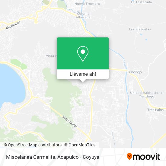 Mapa de Miscelanea Carmelita