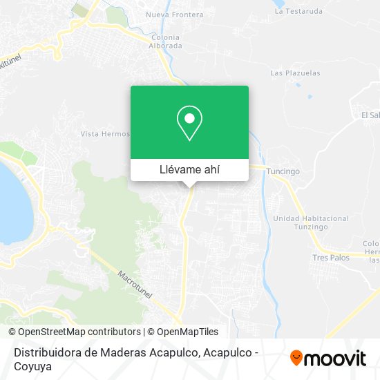 Mapa de Distribuidora de Maderas Acapulco