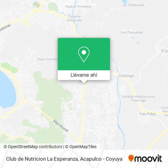Mapa de Club de Nutricion La Esperanza