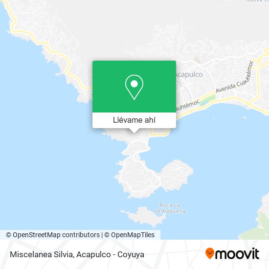 Mapa de Miscelanea Silvia