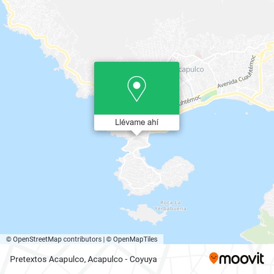 Mapa de Pretextos Acapulco