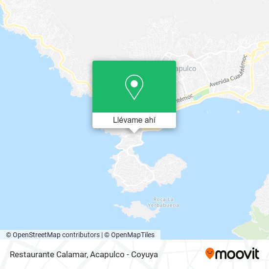Mapa de Restaurante Calamar