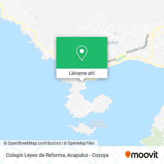 Mapa de Colegio Leyes de Reforma