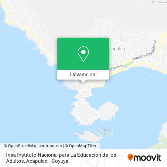 Mapa de Inea Instituto Nacional para La Educacion de los Adultos