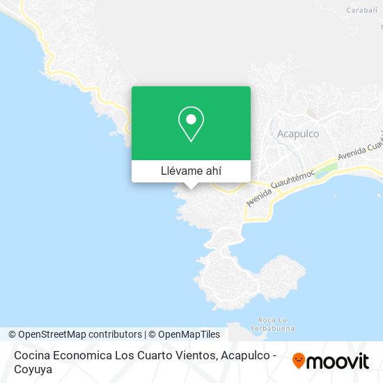 Mapa de Cocina Economica Los Cuarto Vientos