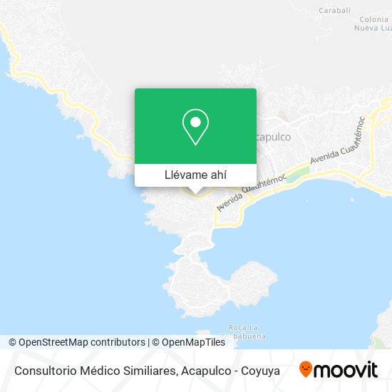 Mapa de Consultorio Médico Similiares