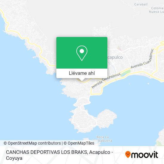 Mapa de CANCHAS DEPORTIVAS LOS BRAKS