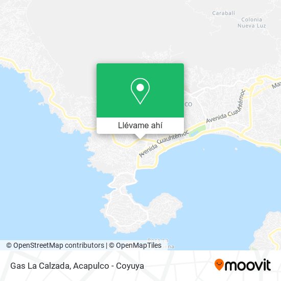 Mapa de Gas La Calzada