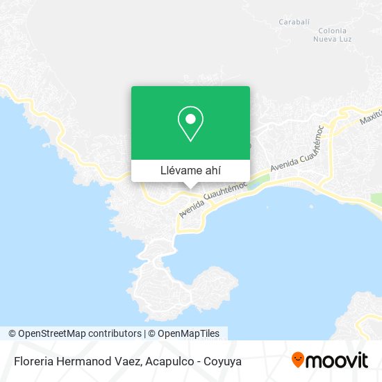 Mapa de Floreria Hermanod Vaez