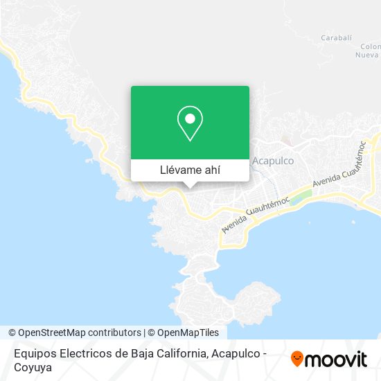 Mapa de Equipos Electricos de Baja California