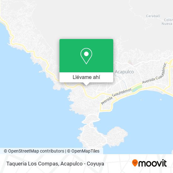 Mapa de Taqueria Los Compas