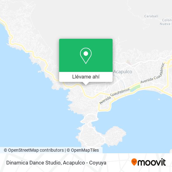 Mapa de Dinamica Dance Studio