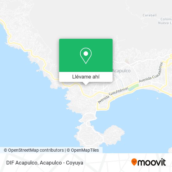 Mapa de DIF Acapulco