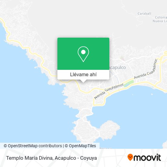 Mapa de Templo María Divina