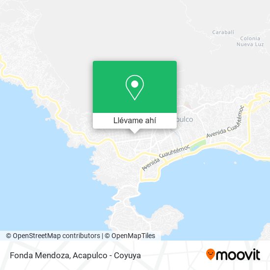 Mapa de Fonda Mendoza