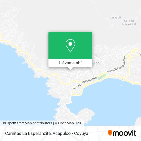 Mapa de Carnitas La Esperanzita