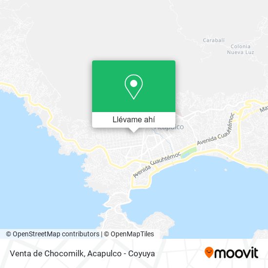 Mapa de Venta de Chocomilk